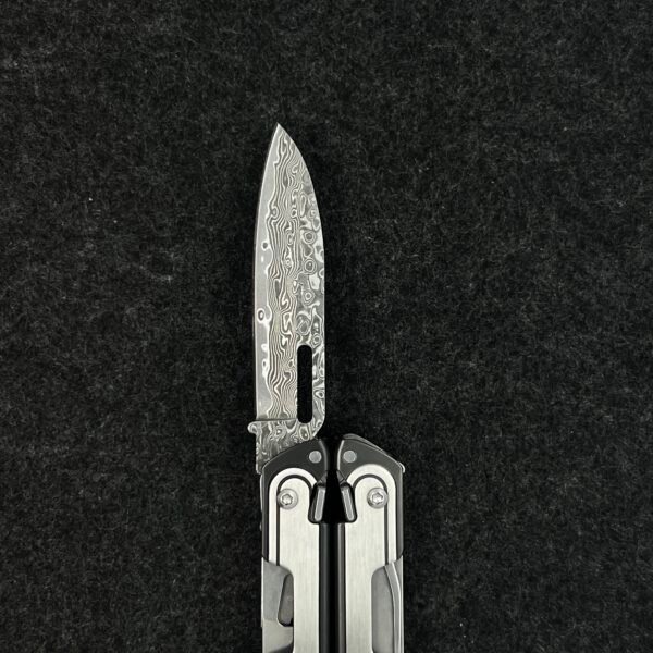 VG10 Core Damascus Steel Replacement Blade For Leatherman P2 P4 ARC Main Knife DIY Accessories
