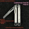 VG10 Core Damascus Steel Replacement Blade For Leatherman P4 Serrated Cutter Tooth Knife DIY Accessories