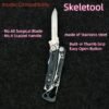 Scalpel Handle with Thumb Grip Easy Open Fits Surgical Blades No.60 Replace Main blade For Leatherman Skeletool Knife Accessories