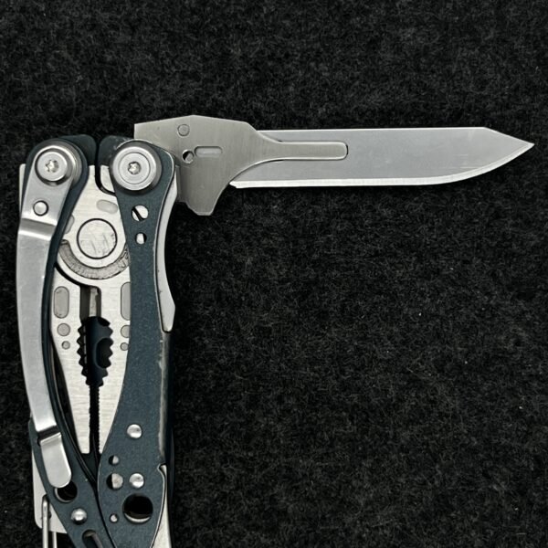 Scalpel Handle with Thumb Grip Easy Open Fits Surgical Blades No.60 Replace Main blade For Leatherman Skeletool Knife Accessories