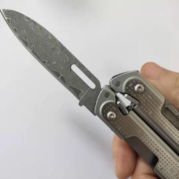 VG10 Core Damascus Steel Replacement Blade For Leatherman P2 P4 ARC Main Knife DIY Accessories