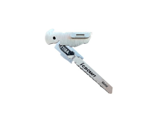 Stainless steel Saw T-Shank Holder with Thumb Grip Saw Extender for Leatherman Free P2 P4 ARC DIY Accessories