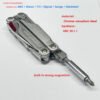 Screwdriver Extension Pole Adapter Bit Sleeve For Leatherman P4 ARC Charge TTI Wave Signal Surge Skeletool DIY Accessories