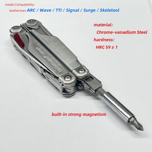 Screwdriver Extension Pole Adapter Bit Sleeve For Leatherman P4 ARC Charge TTI Wave Signal Surge Skeletool DIY Accessories