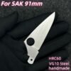VG10 Steel Like Spyderco Replacement Large Blade For Handmade For 91mm Victorinox Swiss Army Knife SAK Folding Knife DIY Accessories