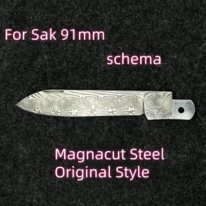 Customized order: Magnacut Steel From USA Like Original Knife Replacement Blade For Handmade For 91mm Victorinox Swiss Army Knife SAK Folding Knife DIY Accessories