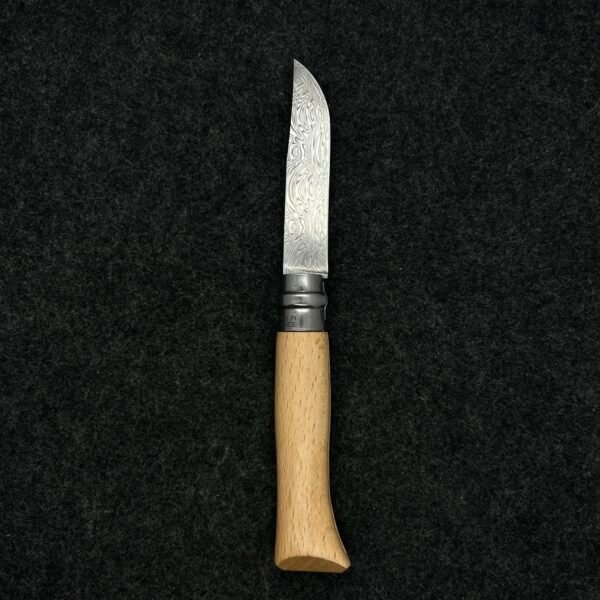 Made of Damascus powder Steel Replaceable Blade For Opinel No.8 #8 Folding Knife DIY Accessories