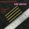 4pcs 2.2mm H62 Copper Rod Rivet For 84mm Victorinox Swiss Army Knife SAK DIY Accessories