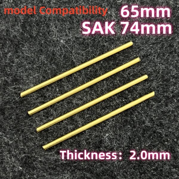 4pcs 2.0mm H62 Copper Rod Rivet For 65mm 74mm Victorinox Swiss Army Knife SAK DIY Accessories