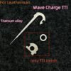 Titanium alloy Pin Toothpick with Gasket For Leatherman Wave Charge TTI DIY Accessories