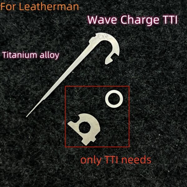 Titanium alloy Pin Toothpick with Gasket For Leatherman Wave Charge TTI DIY Accessories