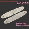 TC4 Titanium Alloy Stonewashed Liner For 84mm Victorinox SAK-NiceToolHome