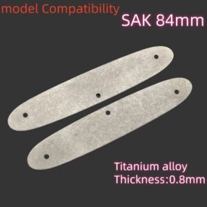 TC4 Titanium Alloy Stonewashed Liner For 84mm Victorinox SAK-NiceToolHome