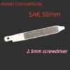 Pointed Nail File With 2.5mm Screwdriver Replacement Original Part For 58mm Victorinox  SAK-NiceToolHome