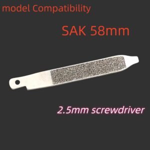 Pointed Nail File With 2.5mm Screwdriver Replacement Original Part For 58mm Victorinox  SAK-NiceToolHome