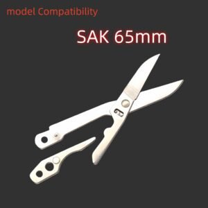 1 set Scissors with spring Replacement Original Part For 65mm Victorinox Swiss Army Knife SAK DIY Accessories