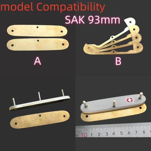 2 Types Brass Liner For 93mm Victorinox SAK-NiceToolHome