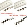 1 Pcs Corkscrew Replacement Original Part For 91mm 111mm Victorinox Swiss Army Knife SAK DIY Accessories