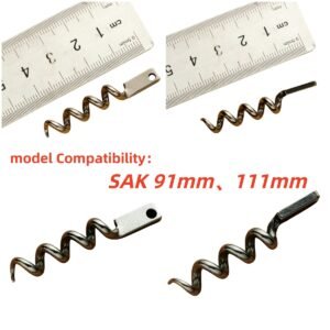 1 Pcs Corkscrew Replacement Original Part For 91mm 111mm Victorinox Swiss Army Knife SAK DIY Accessories