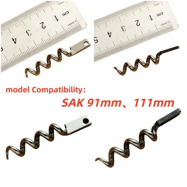 1 Pcs Corkscrew Replacement Original Part For 91mm 111mm Victorinox Swiss Army Knife SAK DIY Accessories