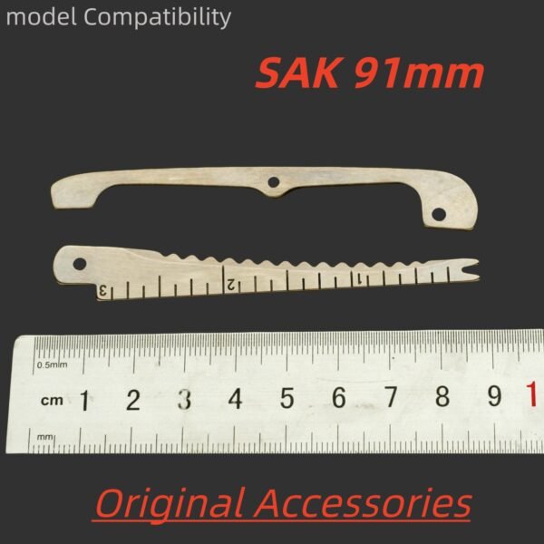 1 Pcs Fish scaler Hook disgorger Ruler with Spring Replacement Original Part For 91mm Victorinox Swiss Army Knife SAK DIY Accessories