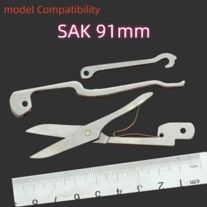 1 set Scissors and Multipurpose hook and spring Replacement Original Part For 91mm Victorinox Swiss Army Knife SAK DIY Accessories
