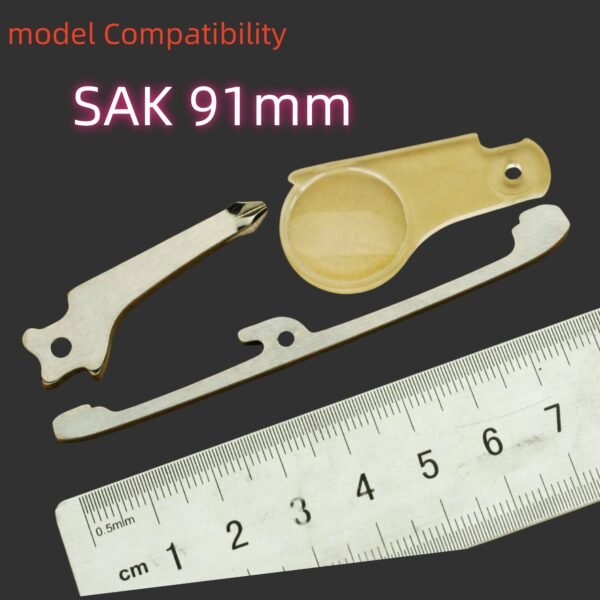 1 set Phillips screwdriver Magnifying glass spring Replacement Original Part For 91mm Victorinox Swiss Army Knife SAK DIY Accessories