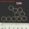 1 Pcs 10mm/12mm Key Ring Replacement Original Part For 58mm 74mm 84mm 85mm 91mm 93mm 111mm Victorinox Swiss Army Knife SAK DIY Accessories