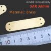 1 pcs 0.5mm 0.8mm 1mm Brass Liners Lining Clamping Plate Partition For 58MM Victorinox Swiss Army Knife SAK DIY Accessories
