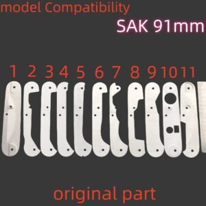 1 Pcs Aluminum Liners Lining Clamping Plate Partition Replacement Original Part For 91mm Victorinox Swiss Army Knife SAK DIY Accessories