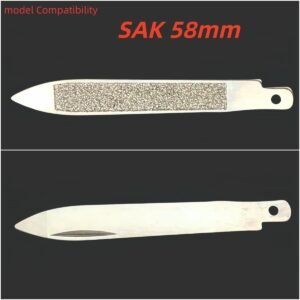 1 Pcs Pointed Nail File Replacement Original Part For 58mm Victorinox Swiss Army Knife DIY Accessories