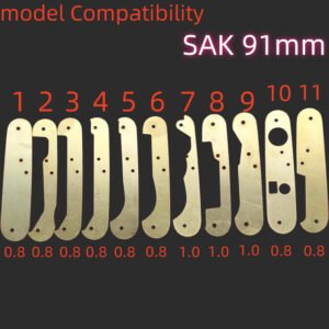 11 Types Brass Liner For 91mm Victorinox SAK-NiceToolHome