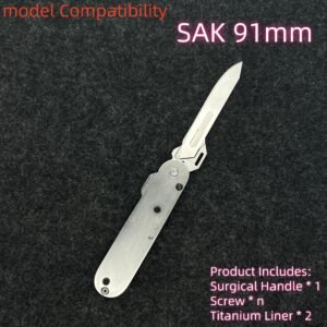 Surgical Handle Module With Blade Directly Use For 91mm Victorinox SAK-NiceToolHome