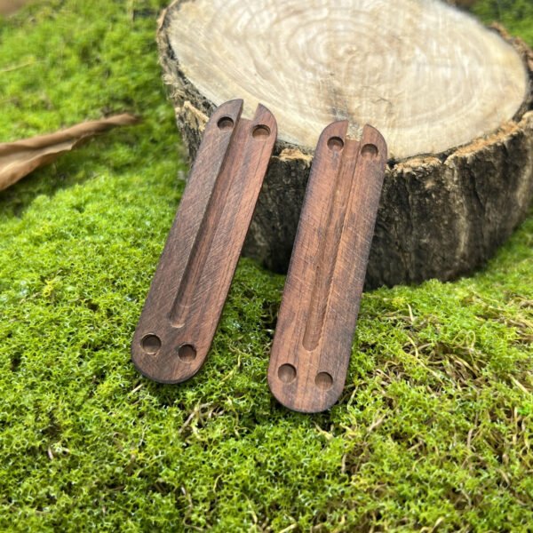 Handmade Serpentine Wood Handle Scales For 58mm Victorinox SAK-NiceToolHome