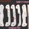 5 Types Aluminum Liner Replacement Original Part For 111mm Victorinox SAK-NiceToolHome