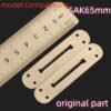 1 pcs White Copper Liners Lining Clamping Plate Partition Replacement Original Part For 65mm Victorinox Swiss Army Knife SAK DIY Accessories