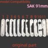 1 Pcs Aluminum Liners Lining Clamping Plate Partition Replacement Original Part For 91mm Victorinox Swiss Army Knife SAK DIY Accessories