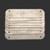 1 Pcs TC4 Titanium alloy Liners Lining Clamping Plate Partition For 65MM Victorinox Swiss Army Knife SAK DIY Accessories
