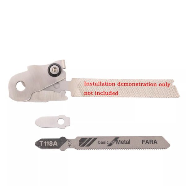 Stainless steel Saw T-Shank Holder with Thumb Grip For Leatherman MUT EOD DIY Accessories