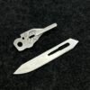 Scalpel Handle with Thumb Grip Easy Open Fits Surgical Blades #60 Replace Main blade For Leatherman Wingman REV Sidekick