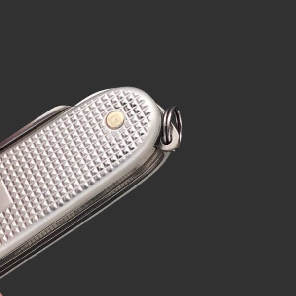 1 Pcs Stonewashed Titanium Alloy TC4 Keychain Part Attachment For 84mm 85mm 91mm 93mm Victorinox Swiss Army Knife SAK DIY Accessories