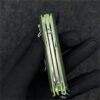 1 Pcs G10 Liners Lining Clamping Plate Partition Green Color For 91mm Victorinox Swiss Army Knife SAK DIY Accessories