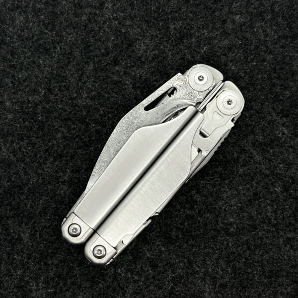VG10 Core Damascus Steel Blade Replacement part For Leatherman Surge Main Knife DIY Accessories