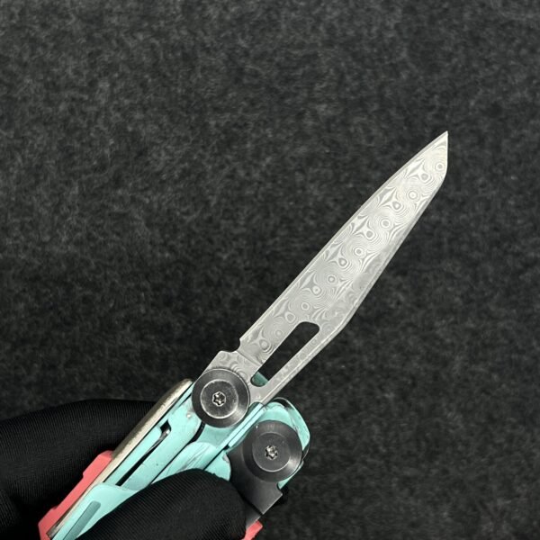 Damascus Steel Replacement Blade For Leatherman Signal Knife-NiceToolHome