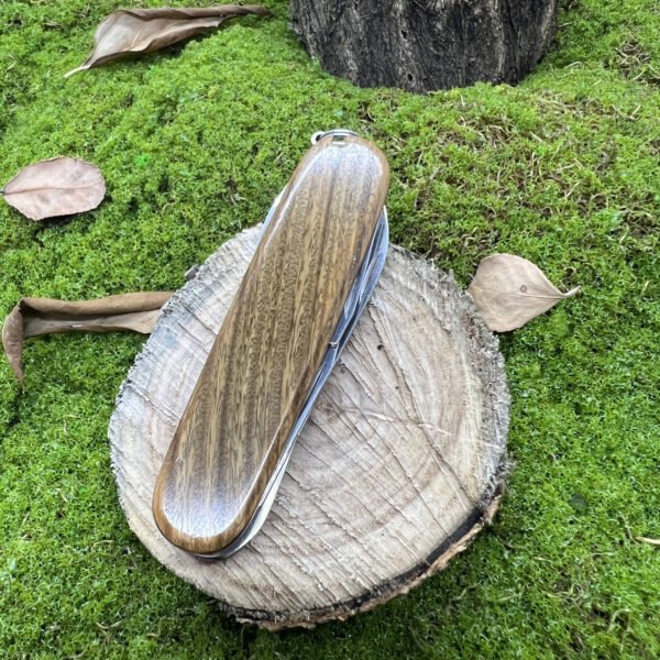 Handmade Green Sandalwood Handle Scales For 91mm Victorinox SAK-NiceToolHome