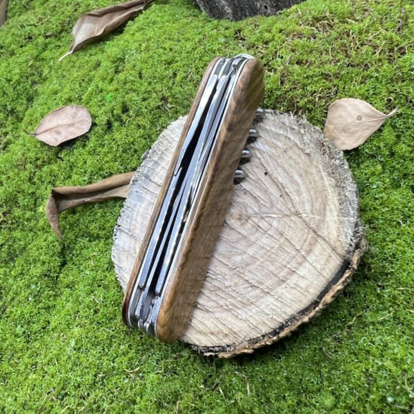 Handmade Green Sandalwood Handle Scales For 91mm Victorinox SAK-NiceToolHome