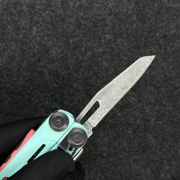 Damascus Steel Replacement Blade For Leatherman Signal Knife-NiceToolHome