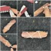 1 Pair Handmade RoseWood Scale Grip Handle Scales For 91mm Victorinox Swiss Army Knife SAK DIY Accessories Style1