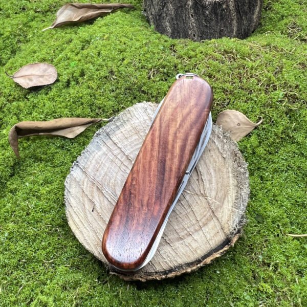 Handmade Blood Sandalwood Handle Scales For 91mm Victorinox SAK-NiceToolHome