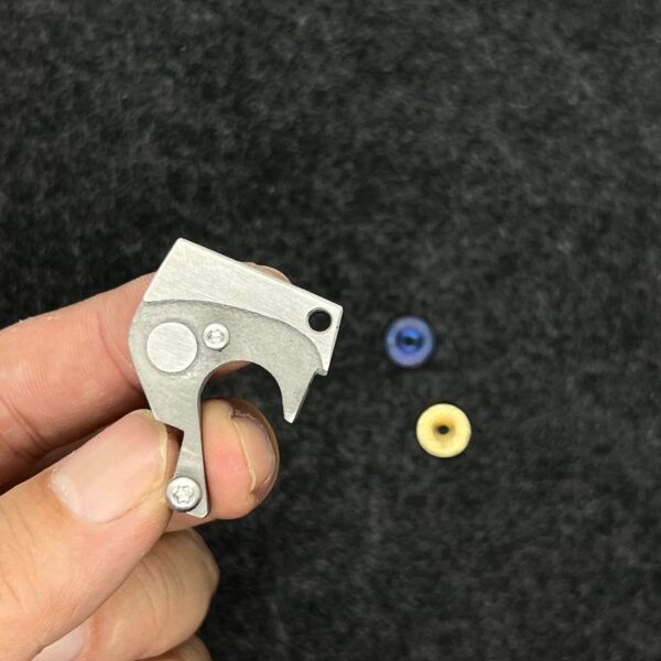 Stainless Steel Carabiner Attachment Hammer with 2*4mm Hex Holes for Leatherman Skeletool-NiceToolHome